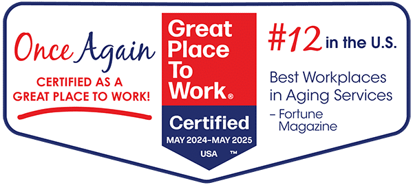 Continuing Life Great Places to work badge